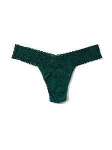 Hanky Panky O/S Low Rise Signature Lace Thong Solid Colors