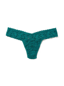 Hanky Panky O/S Low Rise Signature Lace Thong Solid Colors