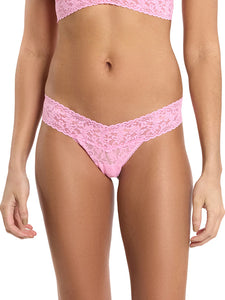 Hanky Panky O/S Low Rise Signature Lace Thong Solid Colors