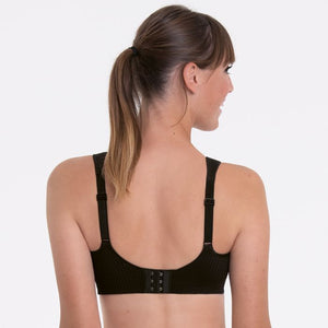 Anita Delta Pad Non-Underwire Sports Bra (Black)