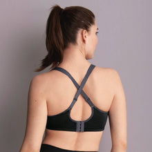 Load image into Gallery viewer, Anita Performance WireX Sports Bra with Underwire (Black, Smart Rose)
