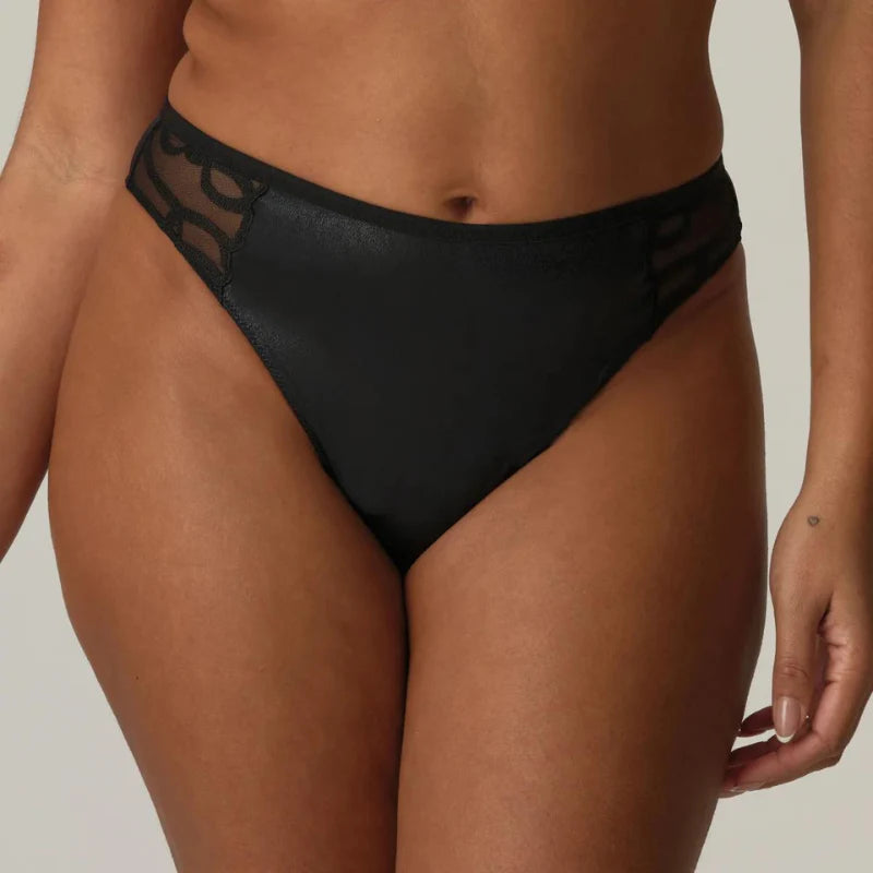 Prima Donna FW24 Vallarta Black Matching Thong