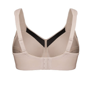 Ulla Kate Non-Padded Underwired Padded Strap Sports Bra (Nude)