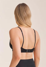 Load image into Gallery viewer, Fleur't Plunge Bralette (Passion Fruit and Black)
