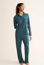 Load image into Gallery viewer, Fleur&#39;t Button Down PJ Set
