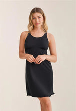 Load image into Gallery viewer, Fleur't New Racerback Nightshirt (Black and Passion Fruit)
