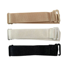 Load image into Gallery viewer, The Natural 3-Pack Elastic Bra Strap Holder (Black, White, Nude)
