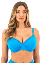 Load image into Gallery viewer, Fantasie East Hampton Underwire Full Cup Bikini Top (Blue Diamond)
