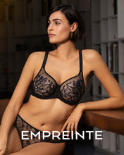 Load image into Gallery viewer, Empreinte Amour Black Seamless Unlined Underwire Bra
