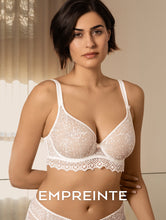 Load image into Gallery viewer, Empreinte Special Edition Cassiopee White Seamless Unlined Plunge Underwire Bra
