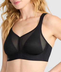 Anita Delta Pad Non-Underwire Sports Bra (Black)