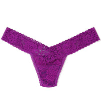 Load image into Gallery viewer, Hanky Panky O/S Low Rise Daily Lace Thong Solid Colors
