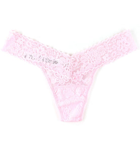 Hanky Panky O/S Low Rise Daily Lace Thong Solid Colors