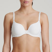 Load image into Gallery viewer, Marie Jo Tom Padded Heartshape Convertible Underwire Bra Natural Ivory + White
