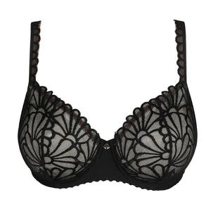 Prima Donna SS25 Gallipoli Black Balcony Vertical Seam Underwire Bra