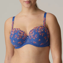 Load image into Gallery viewer, Prima Donna FW24 Lenca Blue Eyes Padded Balcony Underwire Bra
