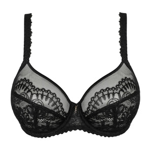 Prima Donna FW25 Shimla Black Balcony Vertical Seam Underwire Bra