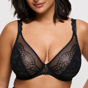 Prima Donna FW25 Shimla Black Plunge Underwire Bra