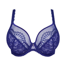 Load image into Gallery viewer, Prima Donna FW26 Shimla Crazy Blue Plunge Underwire Bra
