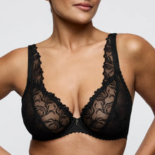 Load image into Gallery viewer, Prima Donna Solisse Black Plunge Underwire Bra
