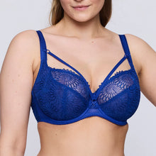 Load image into Gallery viewer, Prima Donna SS25 Sophora Blue Print Removable String Tulip Seam Underwire Bra
