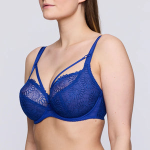 Prima Donna SS25 Sophora Blue Print Removable String Tulip Seam Underwire Bra