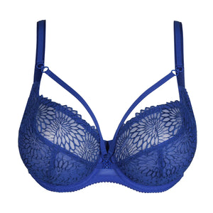 Prima Donna SS25 Sophora Blue Print Removable String Tulip Seam Underwire Bra