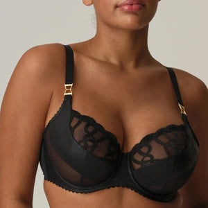 Prima Donna FW24 Vallarta Black Balcony Tulip Seam Underwire Bra