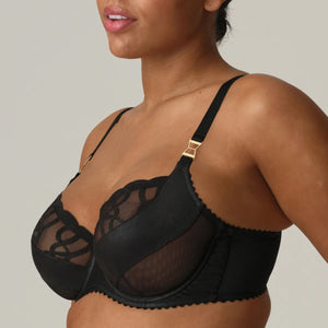 Prima Donna FW24 Vallarta Black Balcony Tulip Seam Underwire Bra