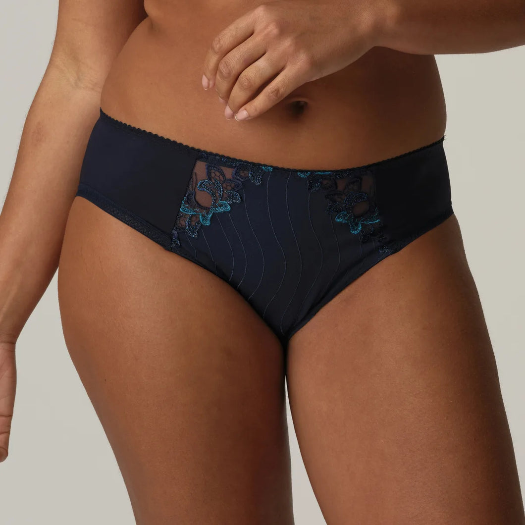 Prima Donna FW24 Deauville Velvet Blue Matching Rio Brief