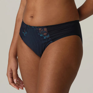 Prima Donna FW24 Deauville Velvet Blue Matching Rio Brief