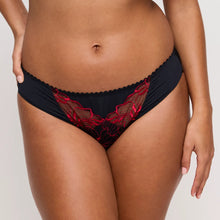 Load image into Gallery viewer, Prima Donna FW25 Springdale Black Rose Matching Rio Brief
