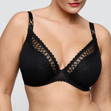 Load image into Gallery viewer, Prima Donna FW26 Jokko Black Half Padded Plunge Underwire Bra
