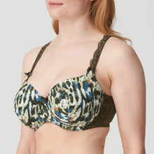 Load image into Gallery viewer, Prima Donna FW23 Madison Olive Green Padded Heartshape Underwire Bra
