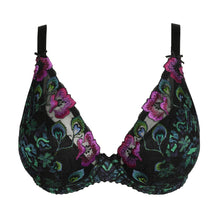 Load image into Gallery viewer, Prima Donaa FW24 San Angel Peacock Feather Half Padded Plunge Underwire Bra
