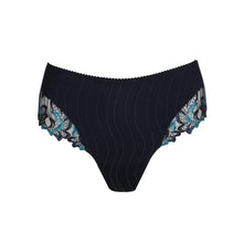 Load image into Gallery viewer, Prima Donna FW24 Deauville Velvet Blue Matching Luxury Thong
