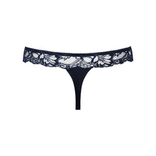 Load image into Gallery viewer, Prima Donna FW26 Madison Velvet Blue Matching Thong
