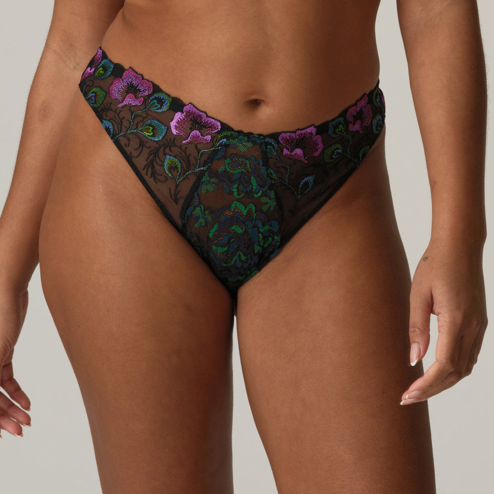 Prima Donna FW24 San Angel Peacock Feather Matching Thong