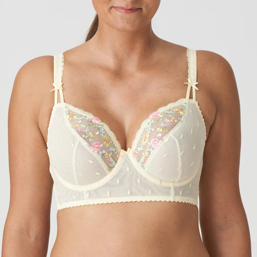 Prima Donna SS23 Sedaine French Vanilla Plunge Longline Underwire Bra