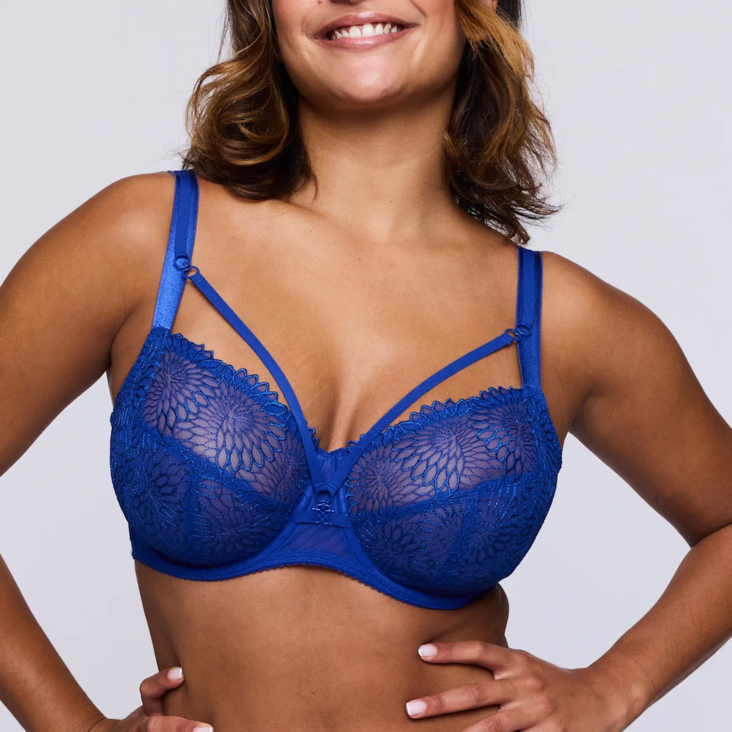 Prima Donna SS25 Sophora Blue Print Removable String Full Cup Underwire Bra