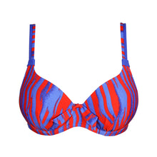 Load image into Gallery viewer, Prima Donna Swim SS25 Skudai Wild Stripes Padded Heartshape Underwire Bikini Top
