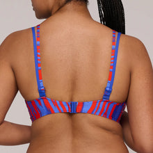 Load image into Gallery viewer, Prima Donna Swim SS25 Skudai Wild Stripes Padded Heartshape Underwire Bikini Top
