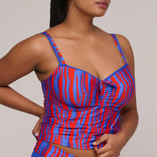 Load image into Gallery viewer, Prima Donna Swim SS25 Skudai Wild Stripes Padded Full Cup Tankini
