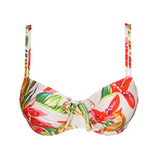 Load image into Gallery viewer, Prima Donna Swim SS25 Tanzania Calm Tropics Padded Balcony Underwire Bikini Top
