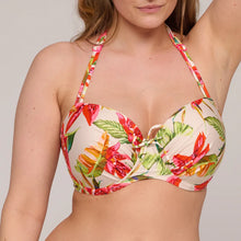 Load image into Gallery viewer, Prima Donna Swim SS25 Tanzania Calm Tropics Padded Balcony Underwire Bikini Top
