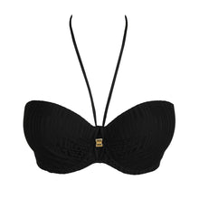 Load image into Gallery viewer, Prima Donna Swim SS25 Kiruna Black Padded Strapless Underwire Bikini Top
