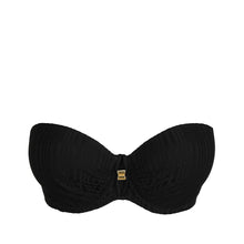 Load image into Gallery viewer, Prima Donna Swim SS25 Kiruna Black Padded Strapless Underwire Bikini Top
