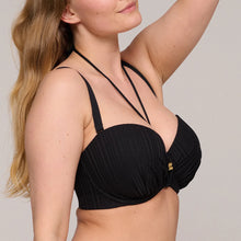 Load image into Gallery viewer, Prima Donna Swim SS25 Kiruna Black Padded Strapless Underwire Bikini Top
