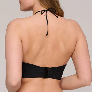 Prima Donna Swim SS25 Kiruna Black Padded Strapless Underwire Bikini Top