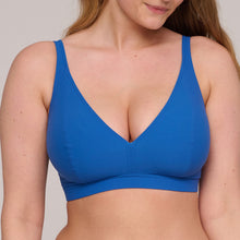 Load image into Gallery viewer, Prima Donna Swim SS25 Aswan Delphinium Cheer Blue Triangle Bikini Top
